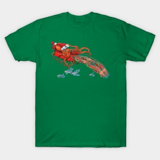 Octopus Santa T-Shirt